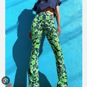 Zara Knit Floral Pants